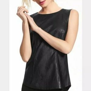 Cabi vegan (faux) leather top